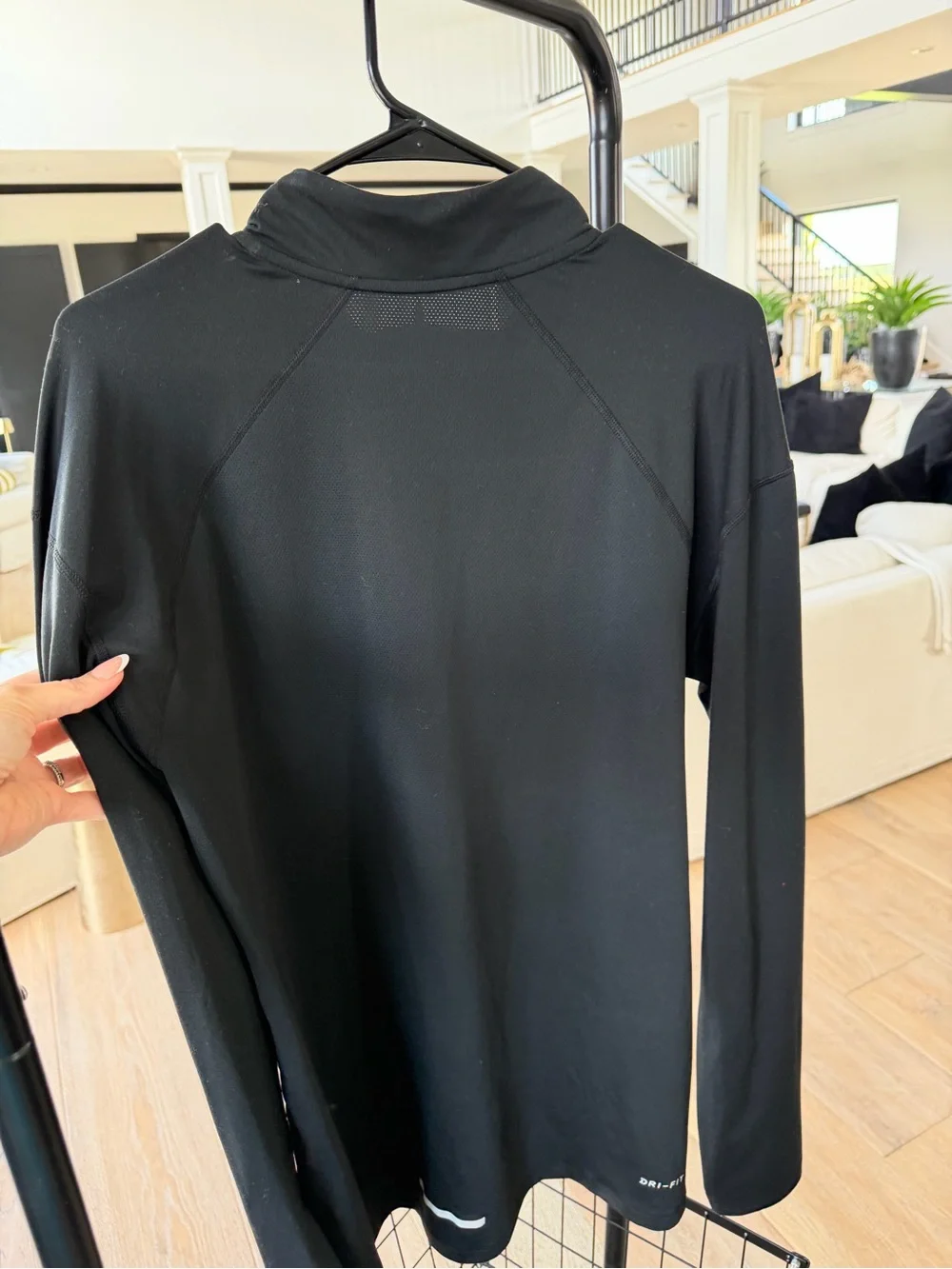Nike Black Long-Sleeve Half-Zip Training Top